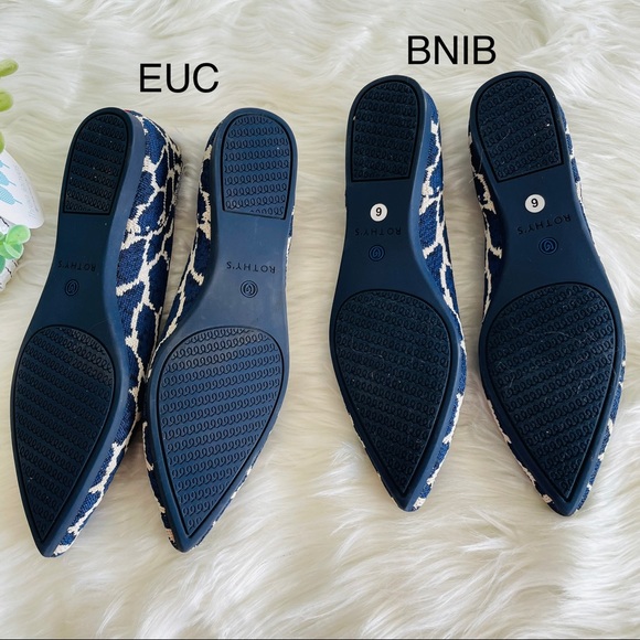 ROTHY’S BNIB Indigo Giraffe Point - Picture 11 of 14